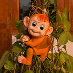 Cute Climbing Monkey Wall Decor