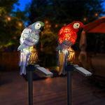 Solar Parrot Garden Light for Outdoor Decor & Pathway Lighting