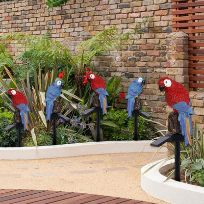 Solar Parrot Garden Light for Outdoor Decor & Pathway Lighting