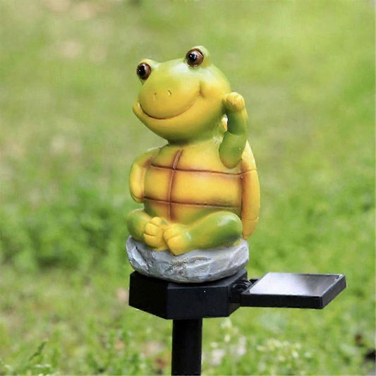Solar Frog Garden Light for Outdoor Pathway & Lawn Decor