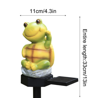 Solar Frog Garden Light for Outdoor Pathway & Lawn Decor