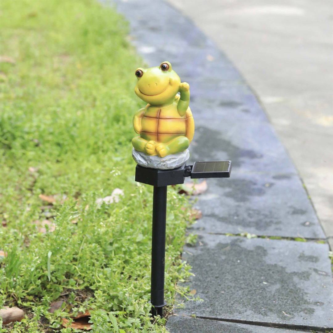 Solar Frog Garden Light for Outdoor Pathway & Lawn Decor