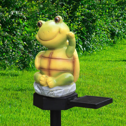 Solar Frog Garden Light for Outdoor Pathway & Lawn Decor