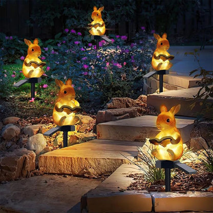 Solar Rabbit Garden Light for Outdoor Pathway, Lawn & Garden Decor