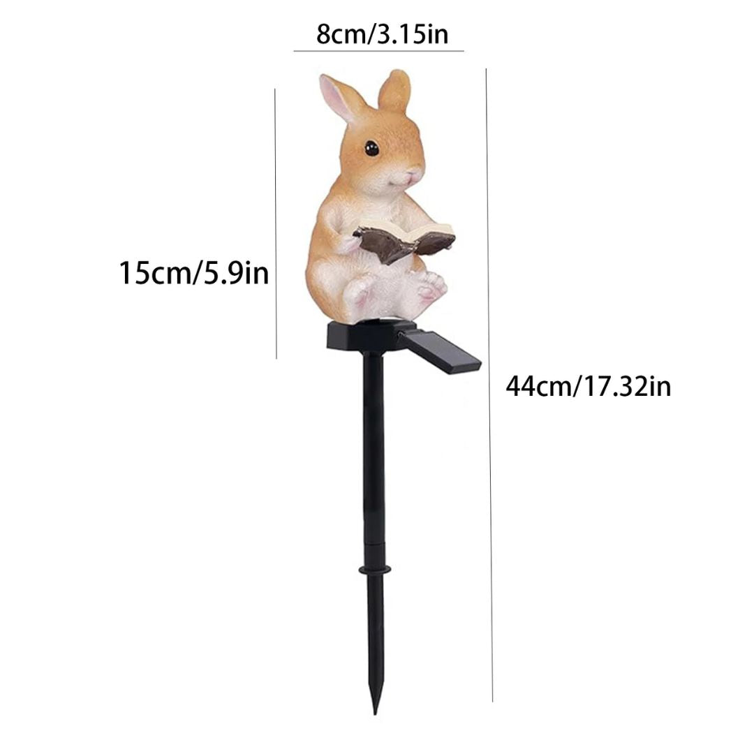 Solar Rabbit Garden Light for Outdoor Pathway, Lawn & Garden Decor