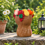 Fruit Crown Lady Bust Figurine | Cute Resin Decor 5 Colors