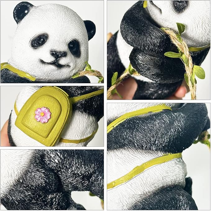 Hanging Climbing Panda for Garden