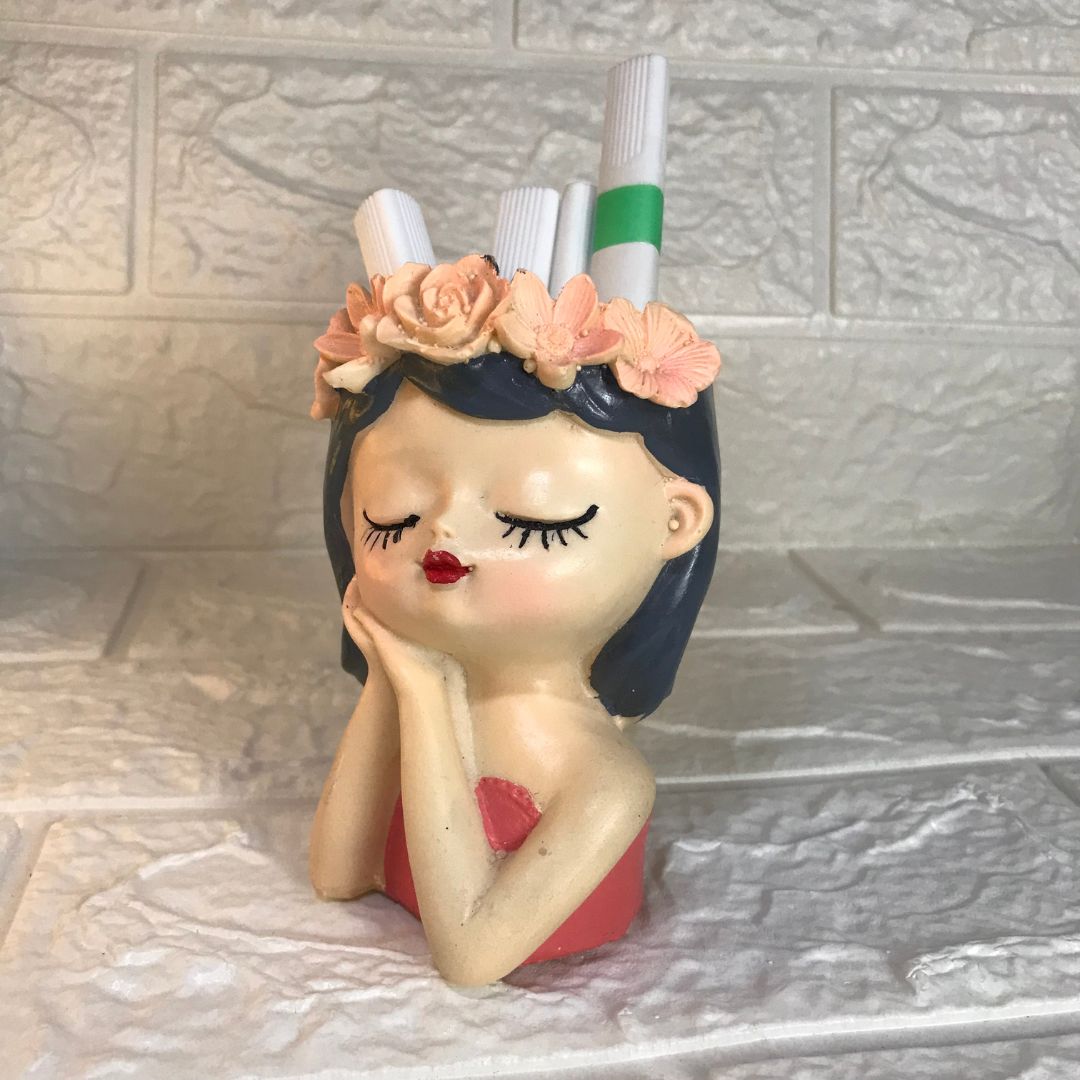 Cute Girl Planter/Pot