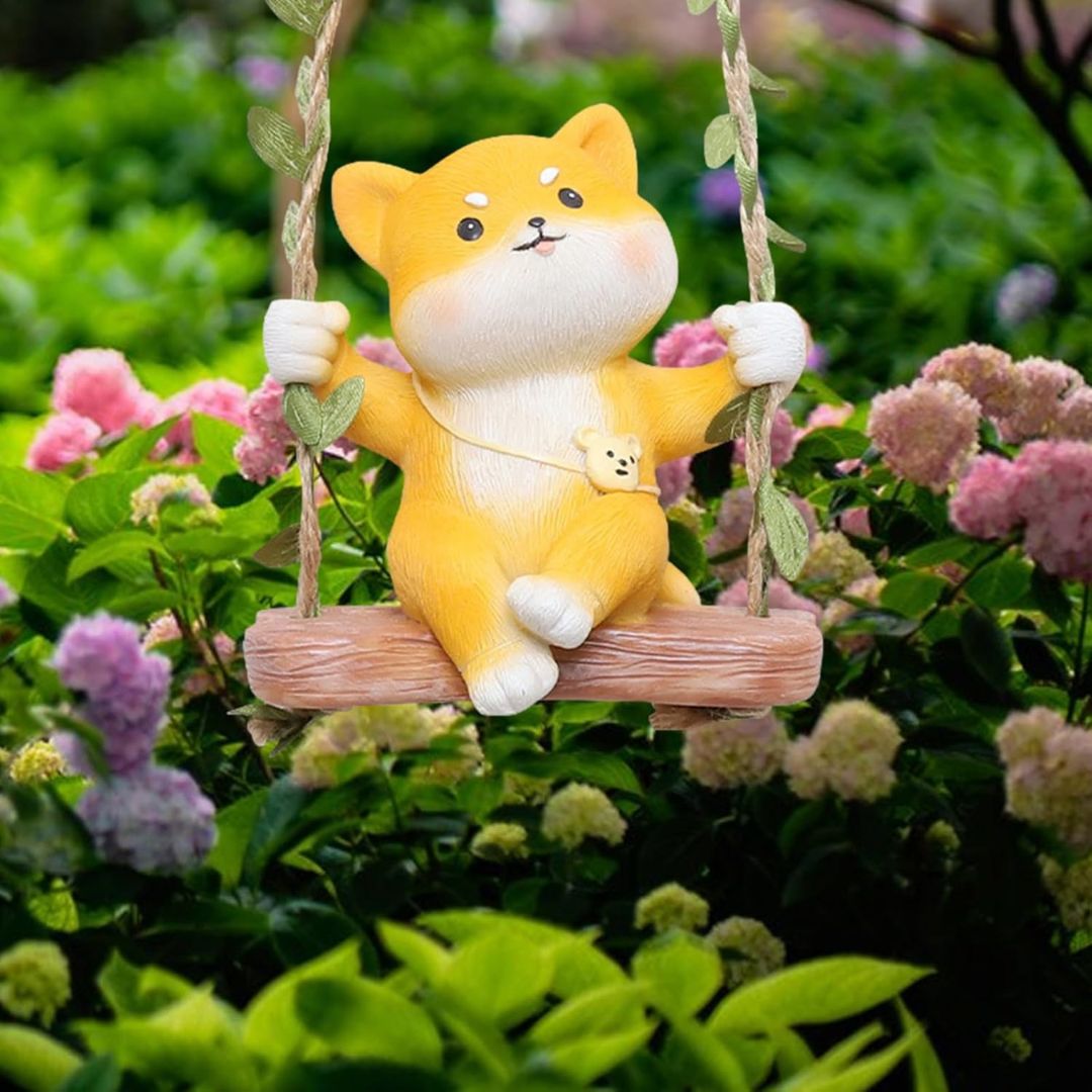 Cute Fox Swing Hanging Decor