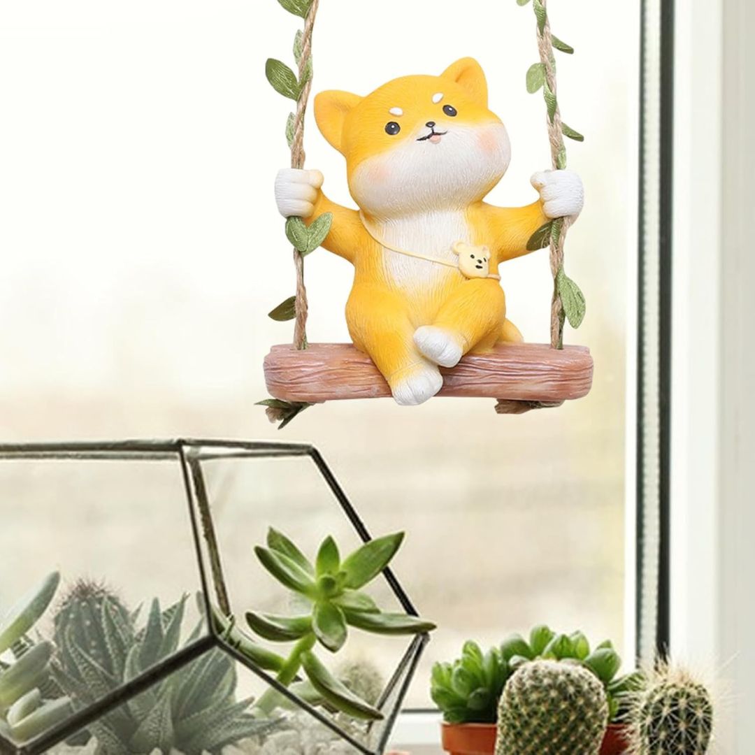 Cute Fox Swing Hanging Decor