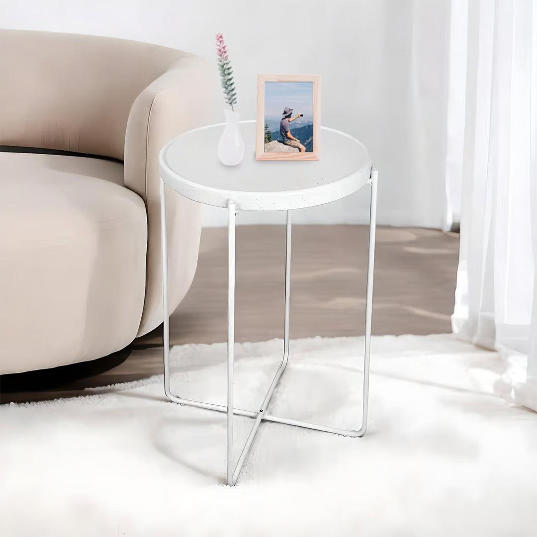 White Harmony Folding Coffee Table - The Decorshed