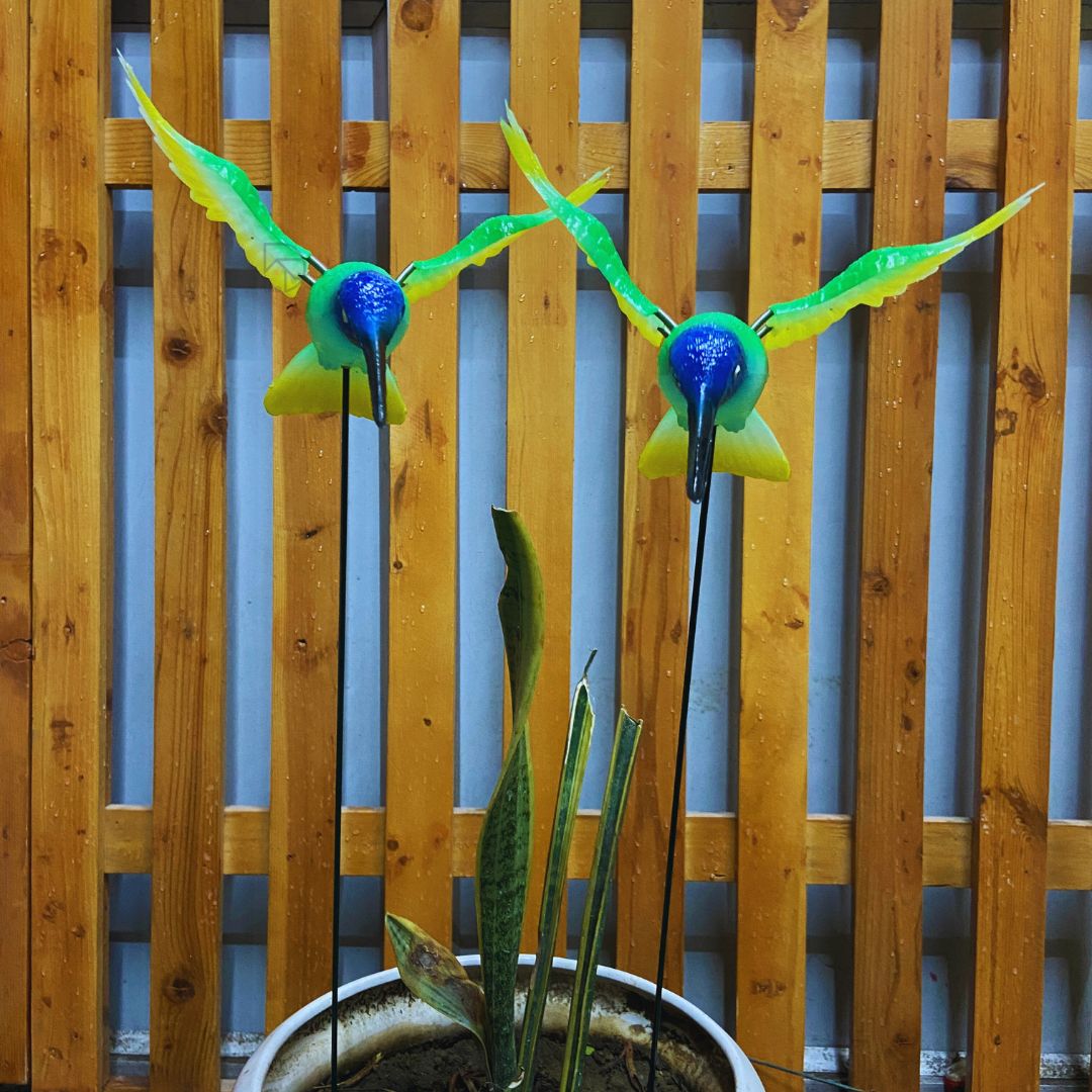 Hummingbird Garden Stake (Pack of 2)