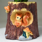 Squirrel Tree Pot