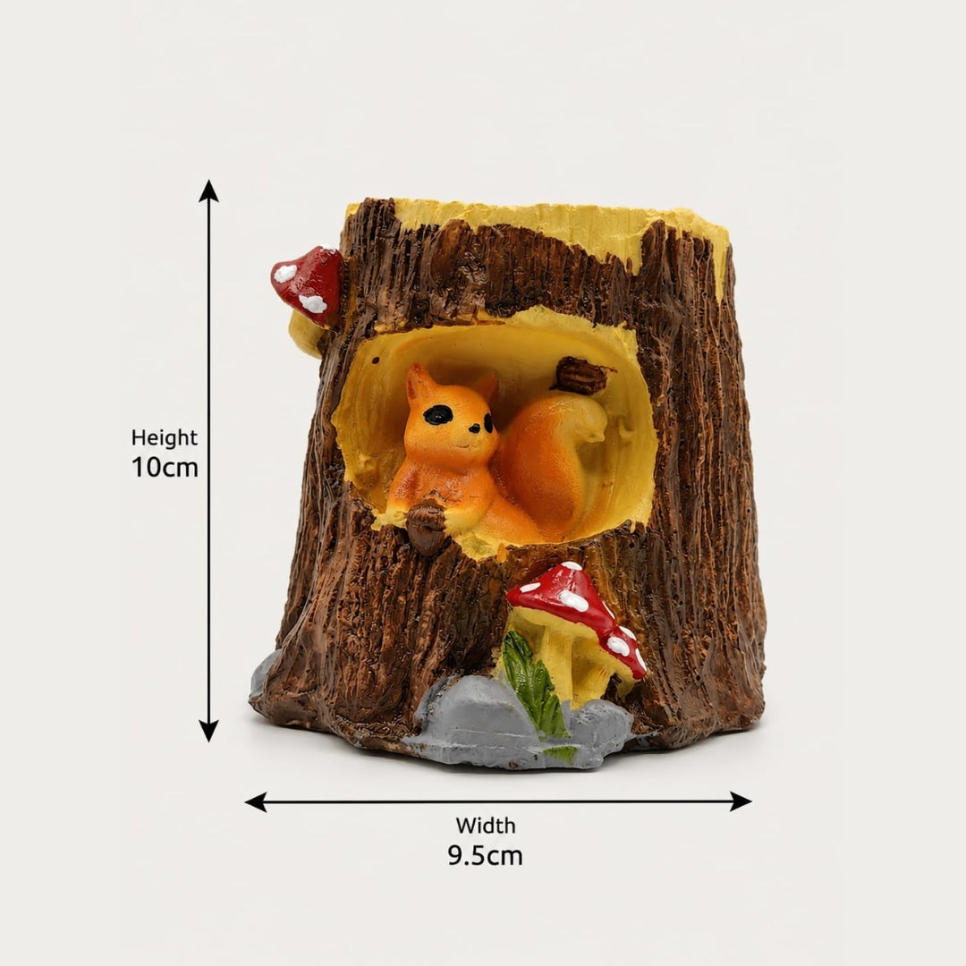 Squirrel Tree Pot