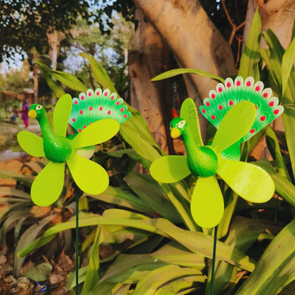 Peacock Garden Stakes (Pack of 2)