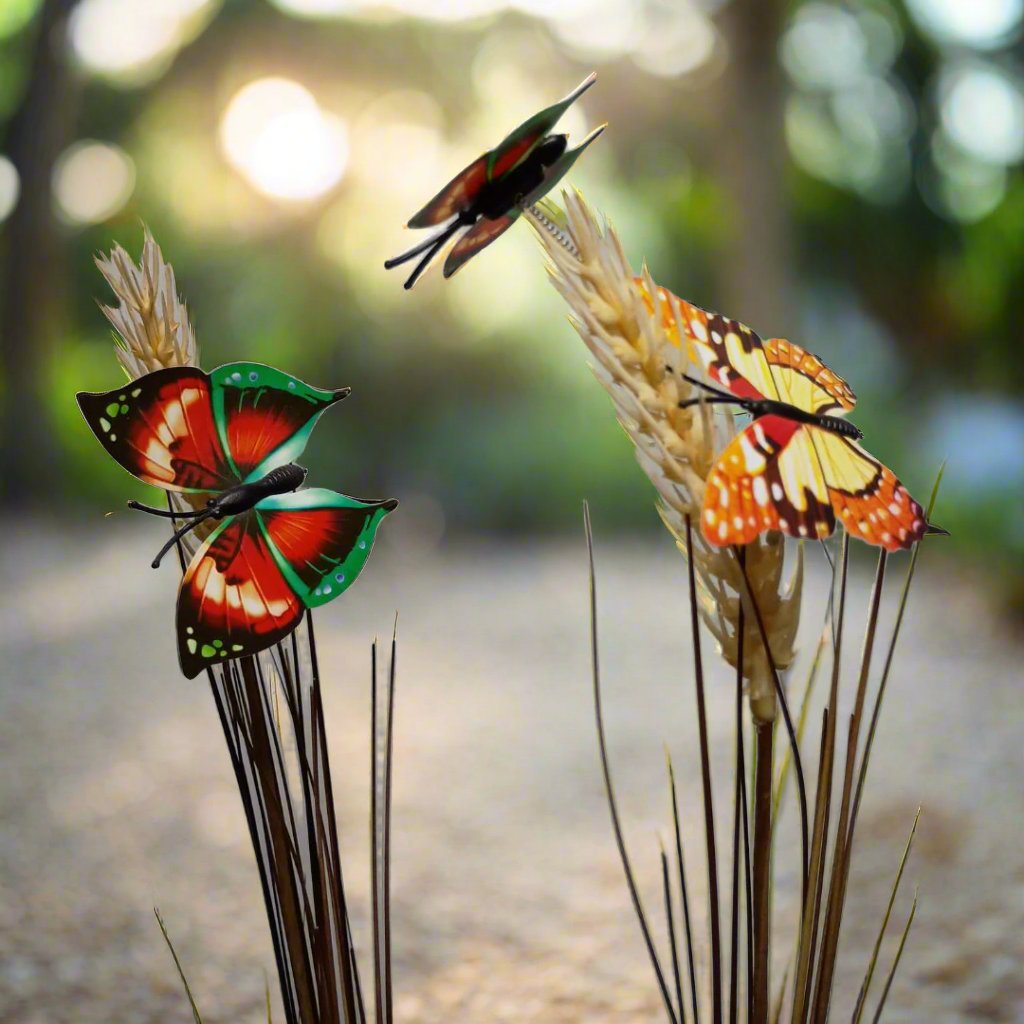 Butterfly Garden Stakes For Garden Decor (Pack of 2)