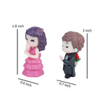 Miniature Proposing Couple for Bonsai Tray Decor