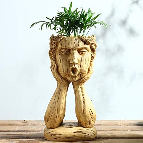 Head Planter Flower Pot Decorative