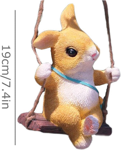 Hanging Cute Bunny for Garden Decor