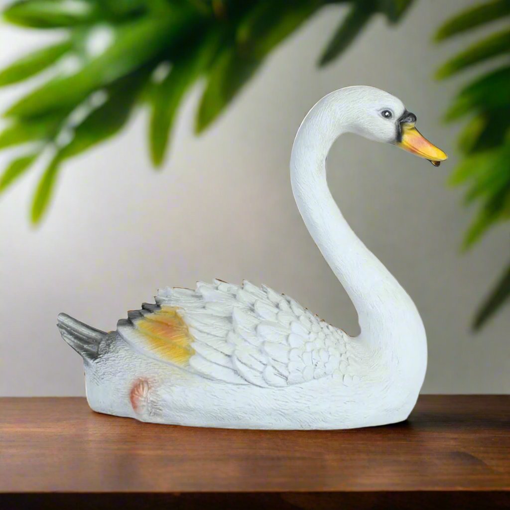 Swan Statue Sculpture Showpieces