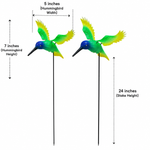 Hummingbird Garden Stake (Pack of 2)