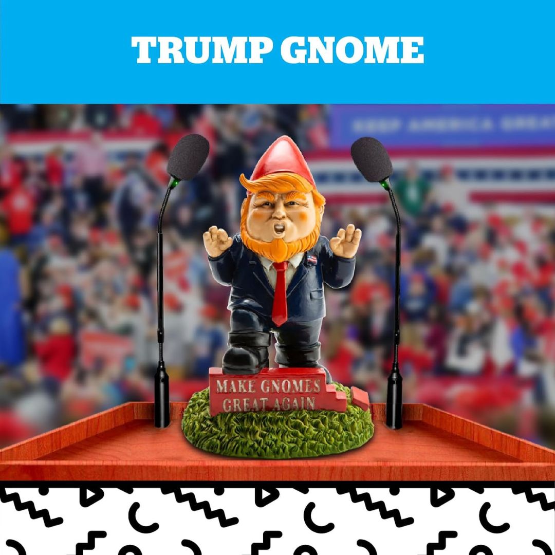 Donald Trump Garden Gnome Resin Figurine Outdoor Decor