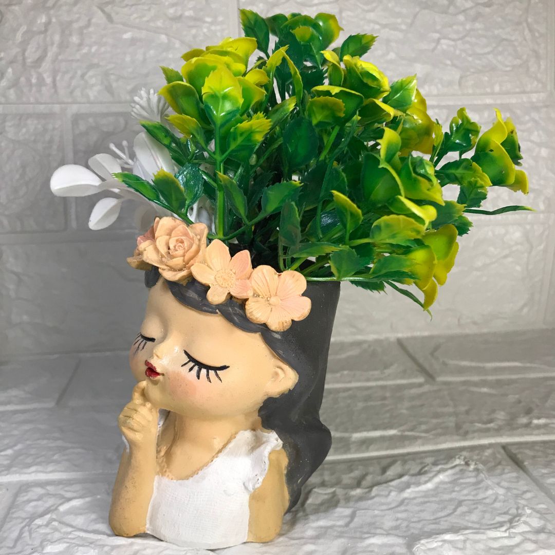 Cute Girl Planter/Pot