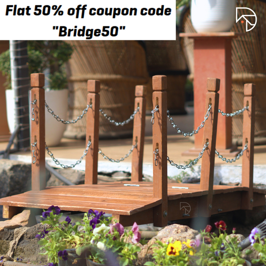Wooden Bridge for Garden Decor