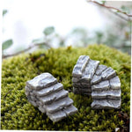 Miniature Rock Path for Bonsai Tray Decor (Pack of 10)