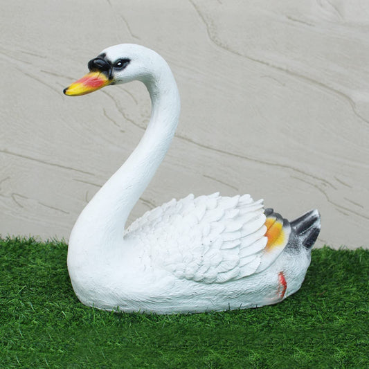 Swan Statue Sculpture Showpieces