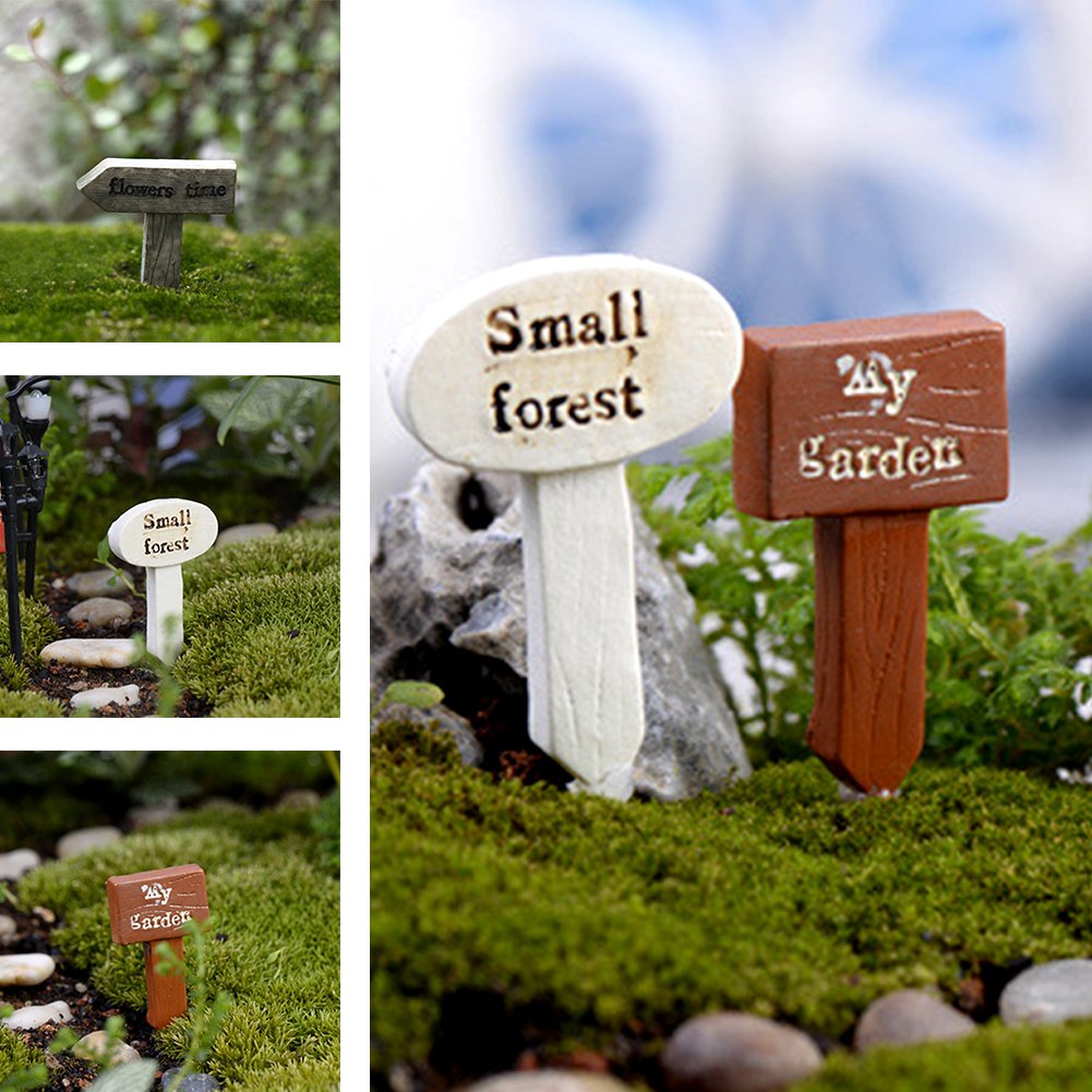 Sign Board Miniature for Mini Tray Decor (Pack of 10)