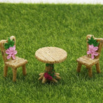 Miniature Table chair for Tray Decor