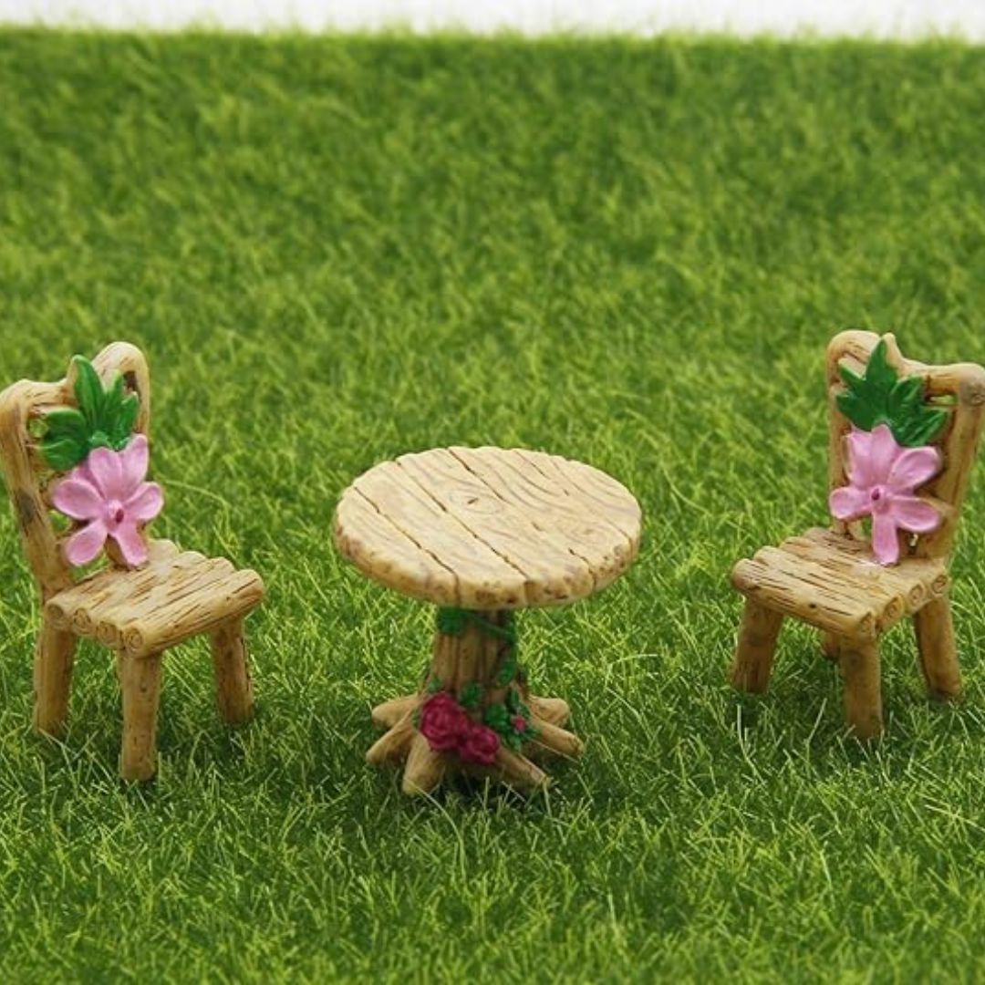 Miniature Table chair for Tray Decor