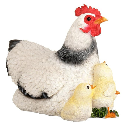 Hen with Chicks for Garden Decor