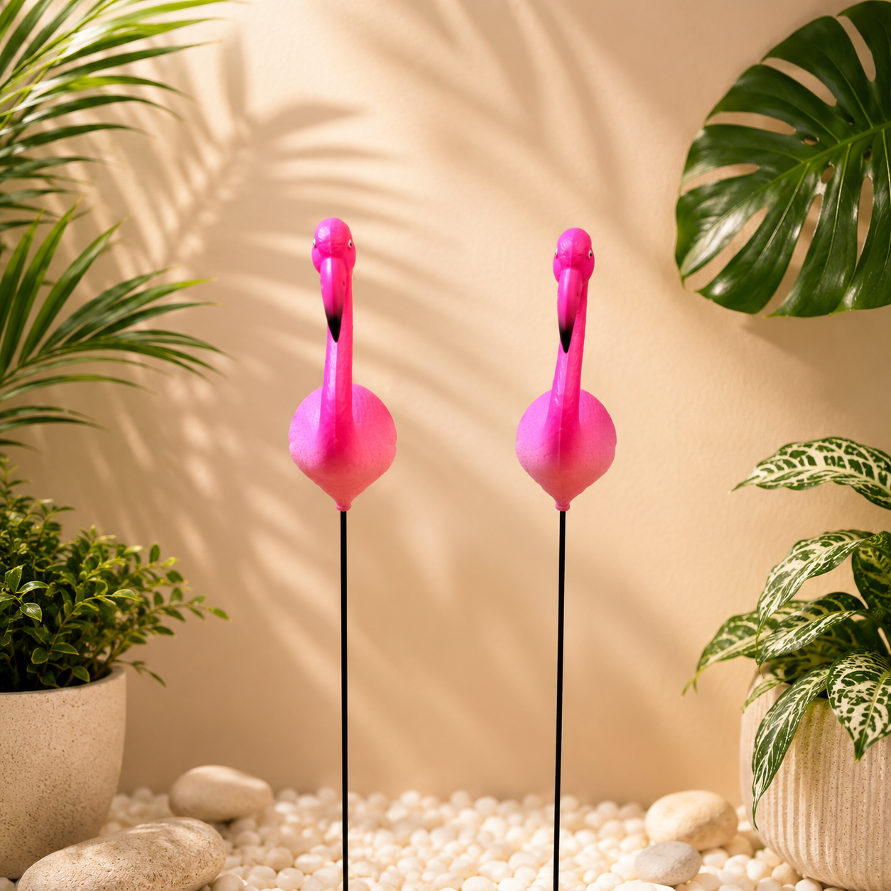 Flamingo Garden Stakes (Set of 2)