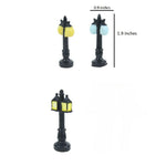 Miniature Lamp Street Light for Tray Decoration (Pack of 5)