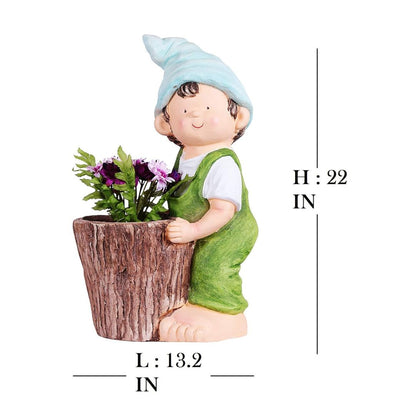 Boy Girl Planter