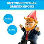 Donald Trump Garden Gnome Resin Figurine Outdoor Decor