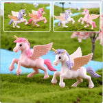 Miniature Toy Unicorn for Fairy Garden (Pack of 3)