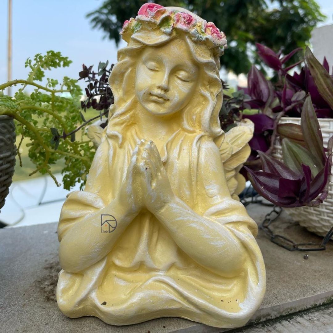 Cute Angel Pot For Graden Decor -    The Decorshed