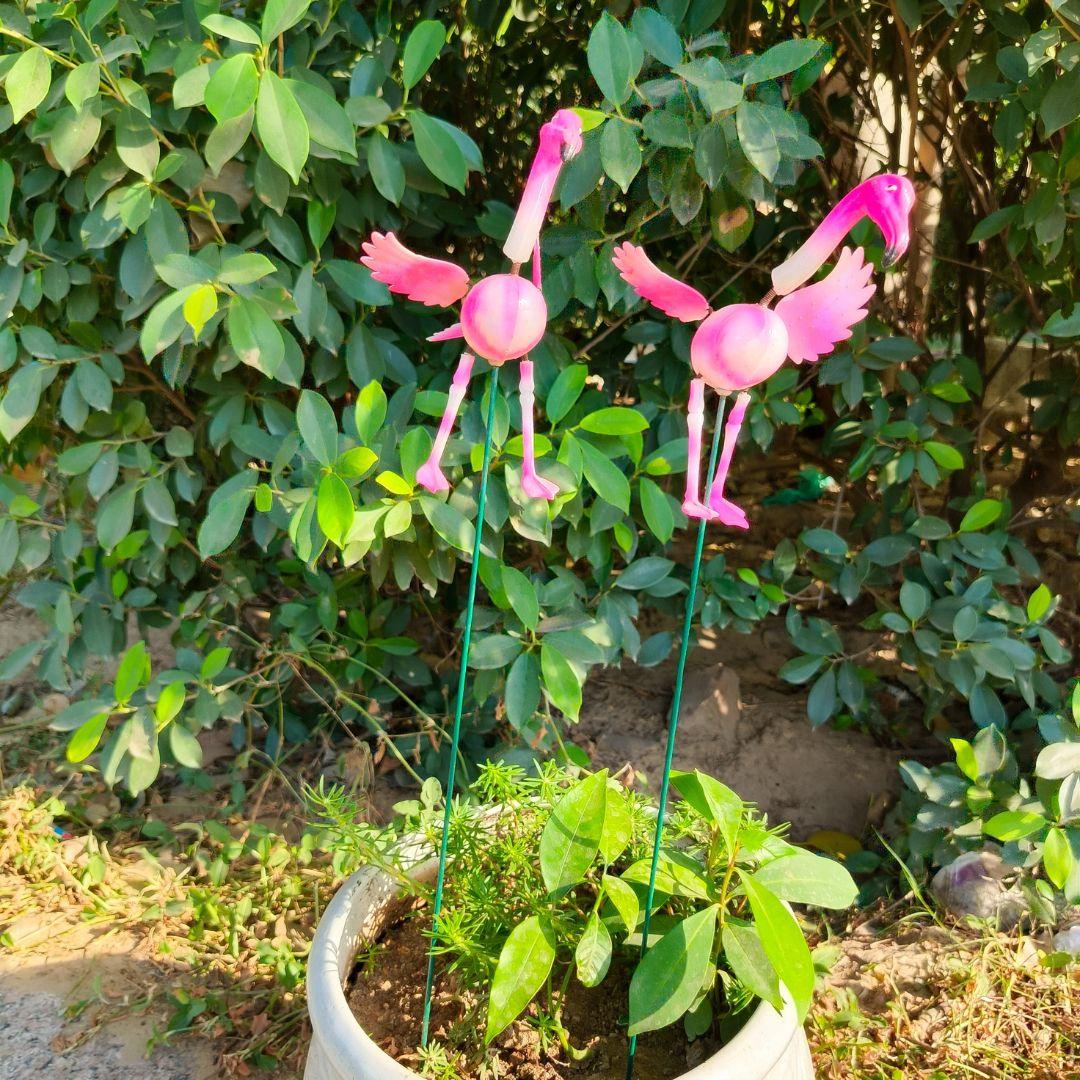 Flamingo Garden Stakes (pack of 2) - The Decorshed