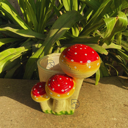 Mushroom Garden Pot