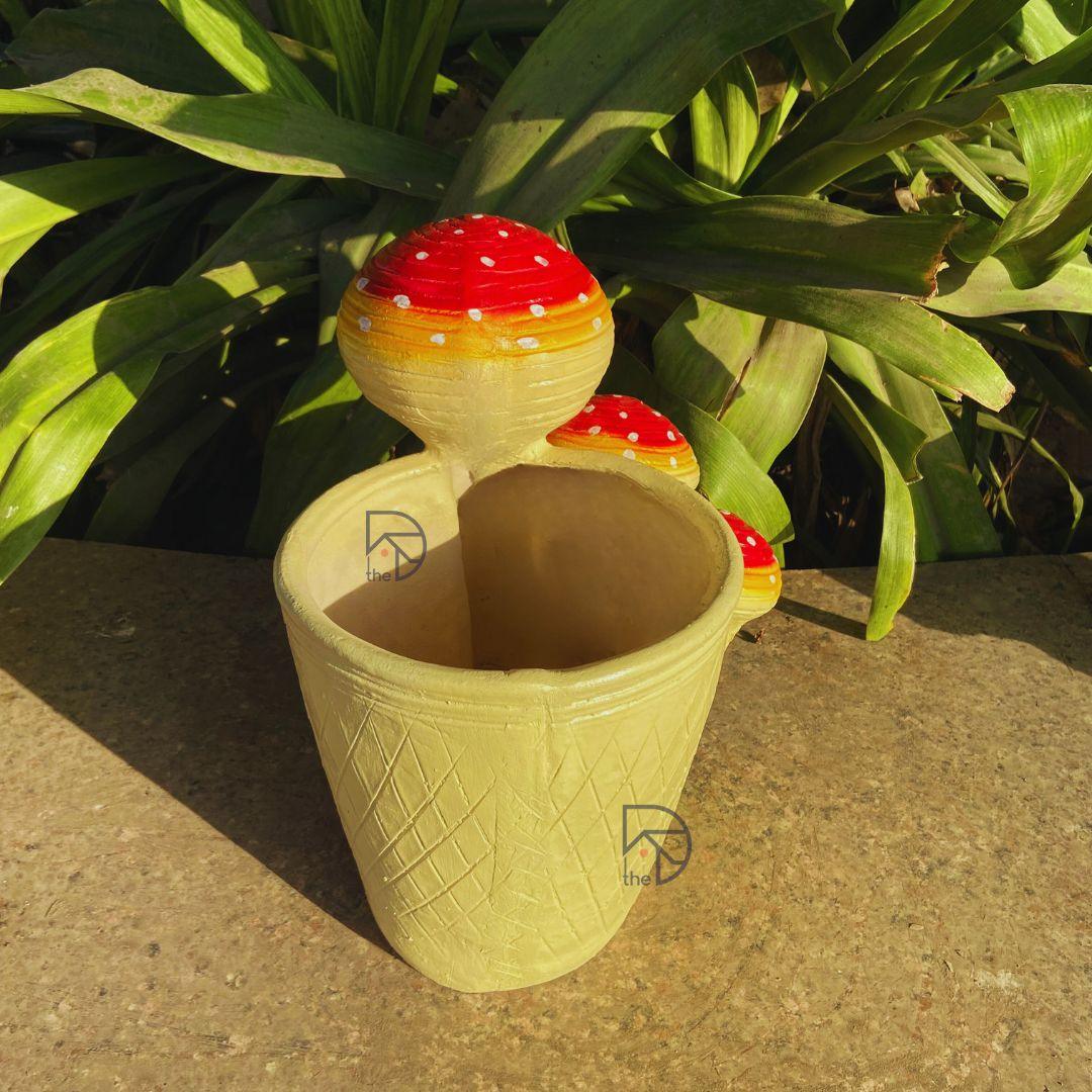 Mushroom Garden Pot - The Decorshed