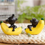 Banana Monkey Statue - The Decorshed