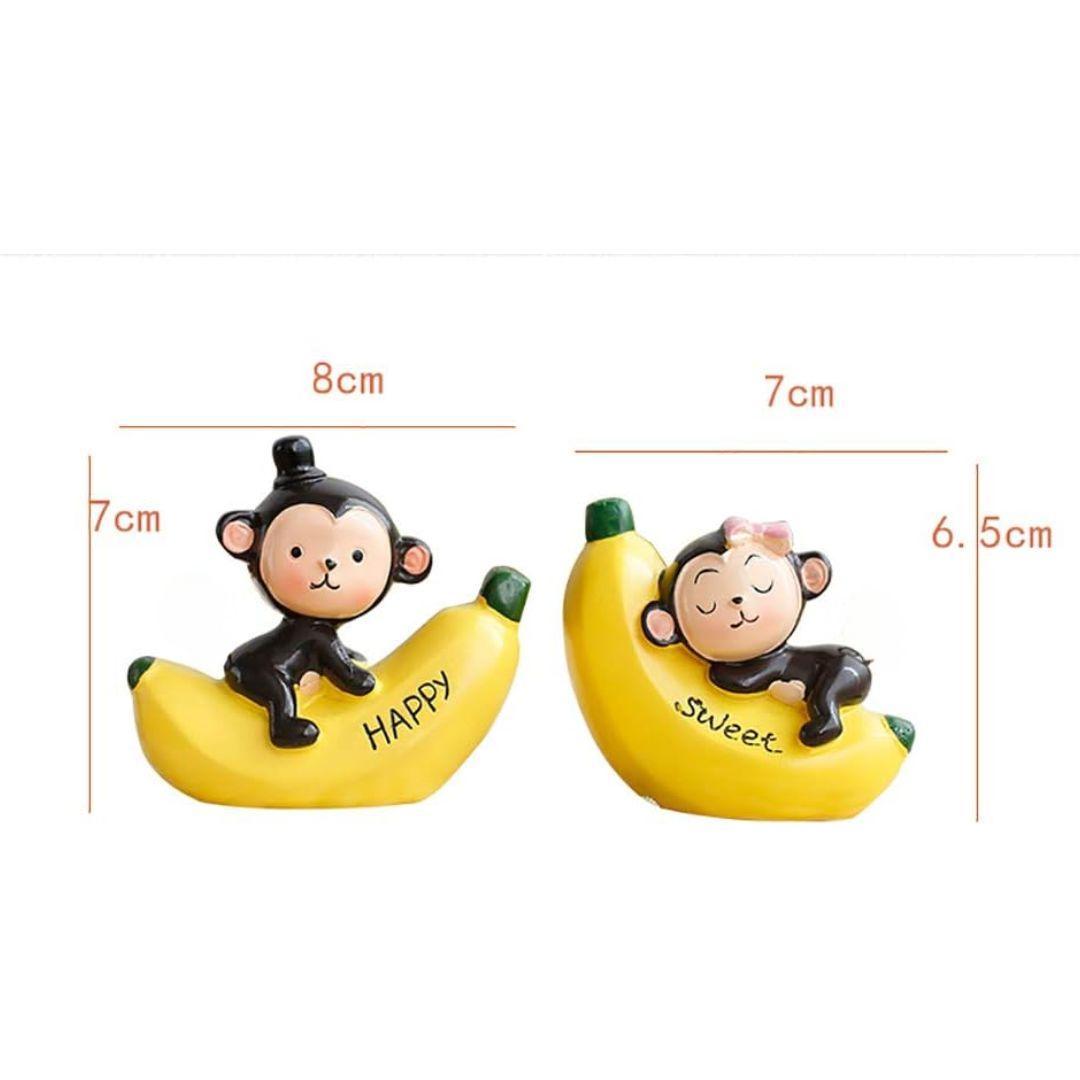 Banana Monkey Statue - The Decorshed