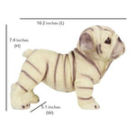 Bull Dog Family Statue - The Decorshed