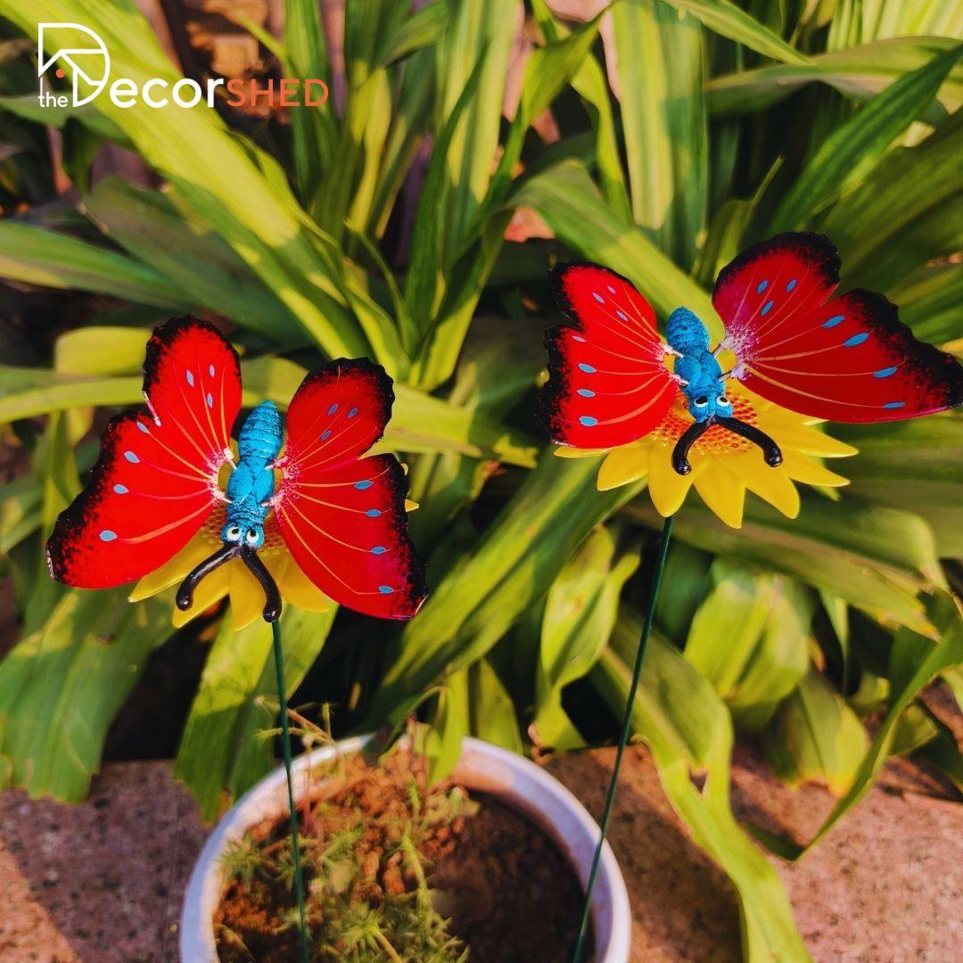 Butterfly Garden Stakes ( pack of 2) - The Decorshed