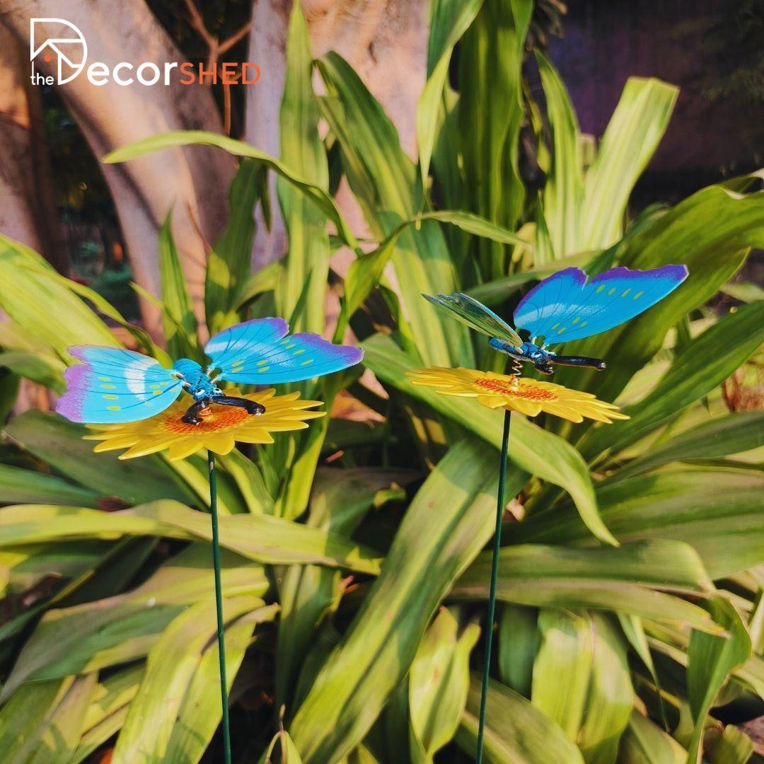 Butterfly Garden Stakes ( pack of 2) - The Decorshed