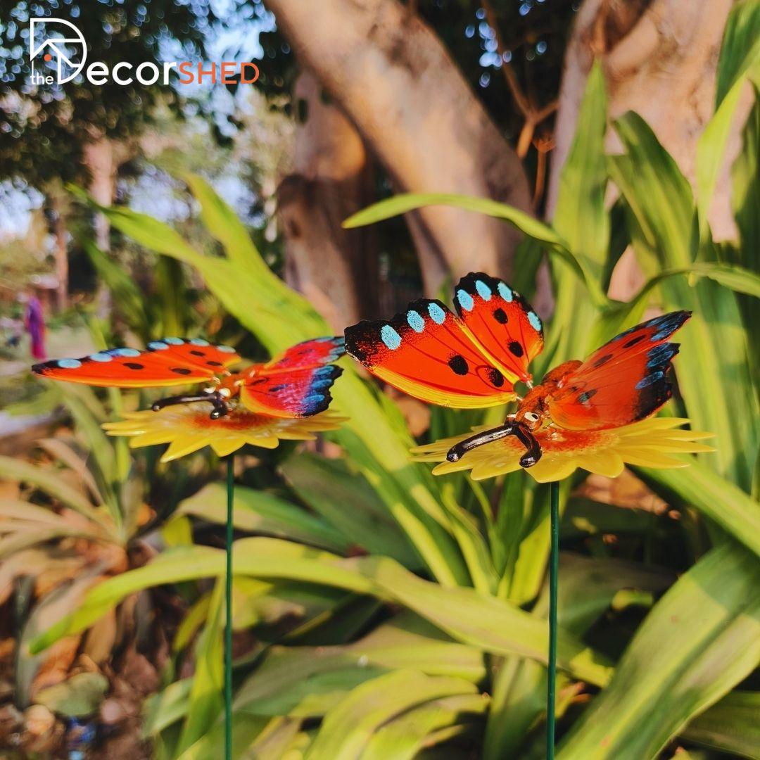 Butterfly Garden Stakes ( pack of 2) - The Decorshed