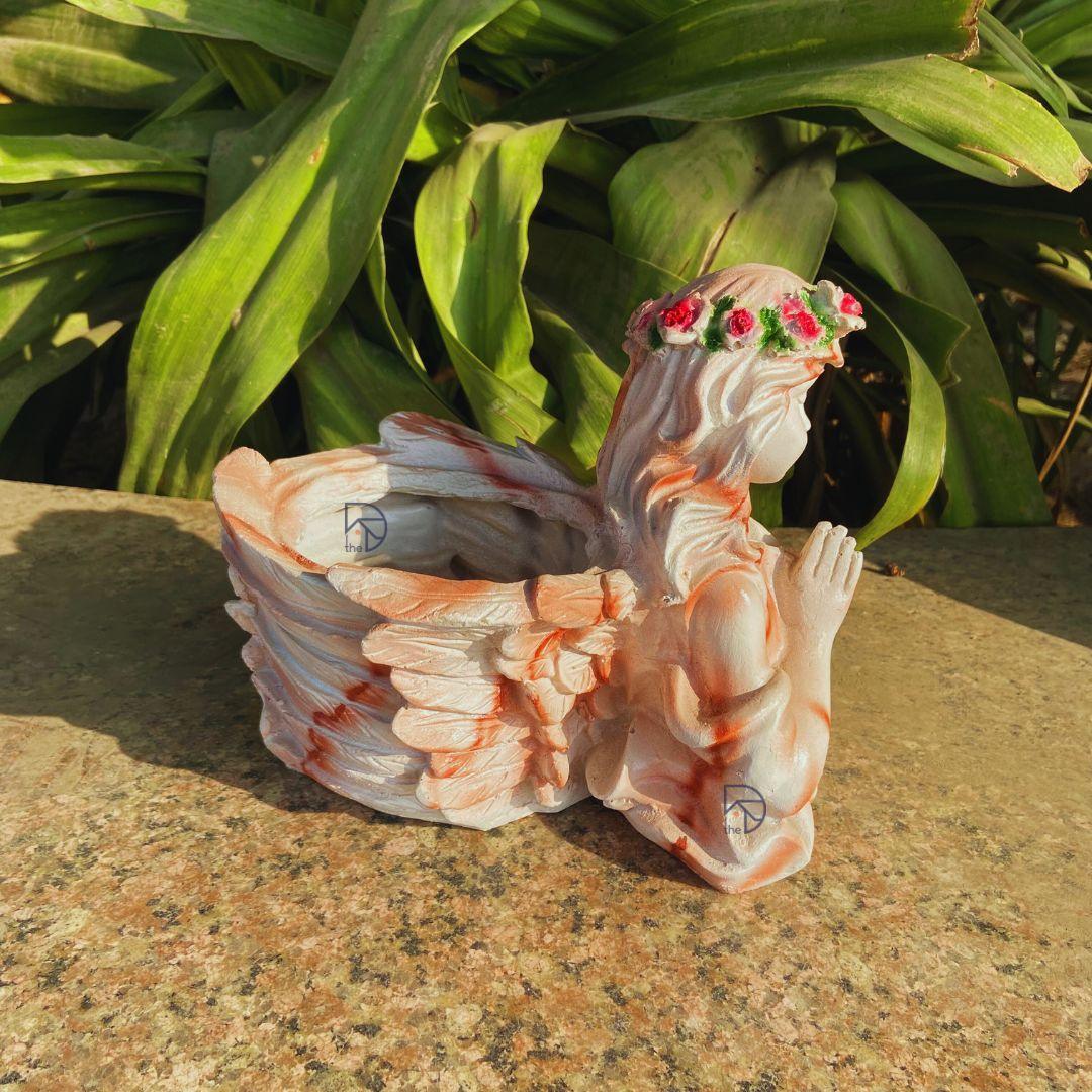 Cute Angel Pot For Graden Decor - The Decorshed